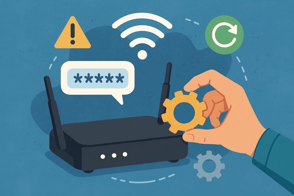 how to change wifi router password