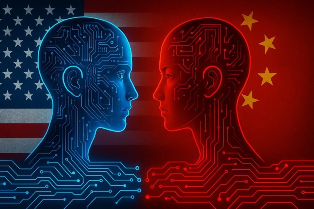 Apple, Alibaba, China AI regulations, US-China trade war, geopolitics